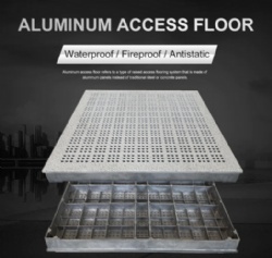 Aluminum raised floor